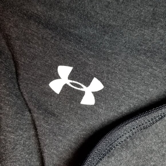 Under Armour Men Small Loose 1/4 Zip Long Sleeve Heatgear Gray Gym - Picture 3 of 8